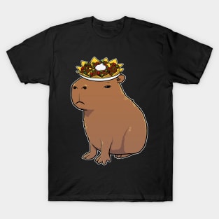 Capybara with Nachos on its head T-Shirt